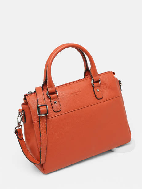 Sac Porté Main Confort Cuir Hexagona Orange confort 469844 vue secondaire 2