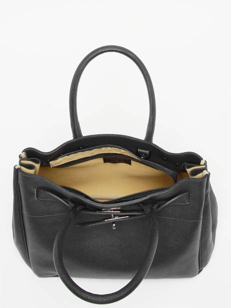 Sac Porté Main Caviar Cuir Milano Noir caviar CA23064 vue secondaire 3