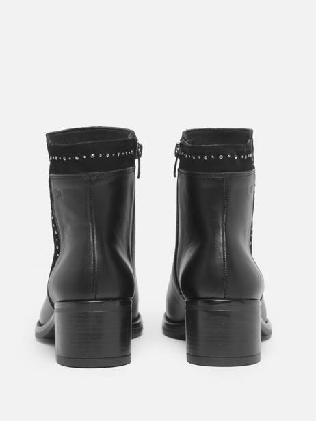 Bottines Chiara En Cuir Dorking Noir women D9134 vue secondaire 4