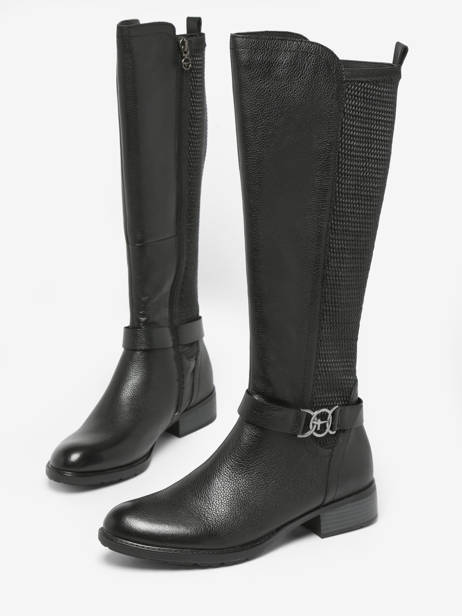 Bottes Cavalières En Cuir Tamaris Noir women 41 vue secondaire 2