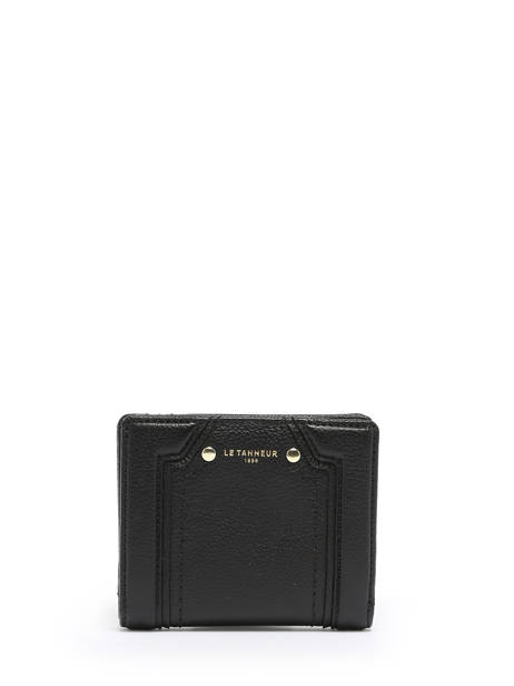 Portefeuille Cuir Le tanneur Noir ella TNGI3300