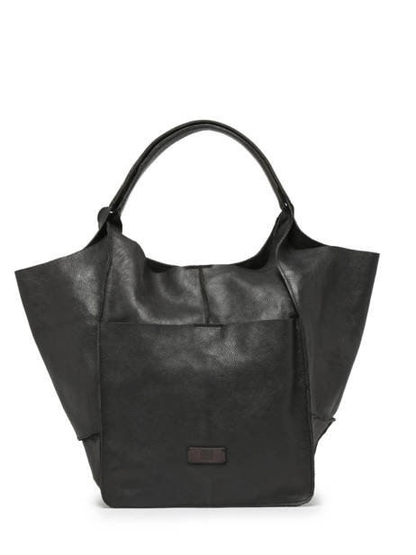 Sac Porté épaule Heritage Cuir Biba Noir heritage HOM1L