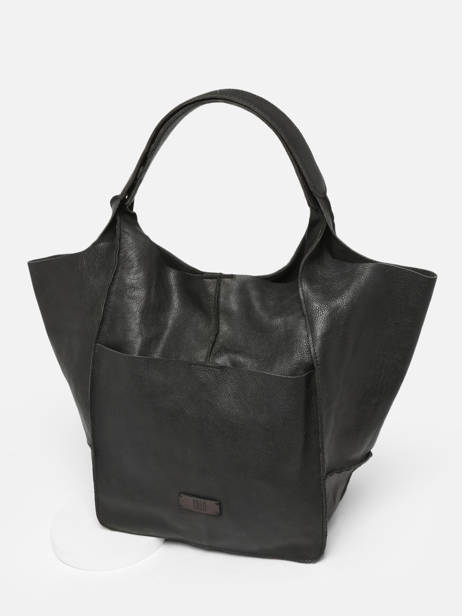 Sac Porté épaule Heritage Cuir Biba Noir heritage HOM1L vue secondaire 2