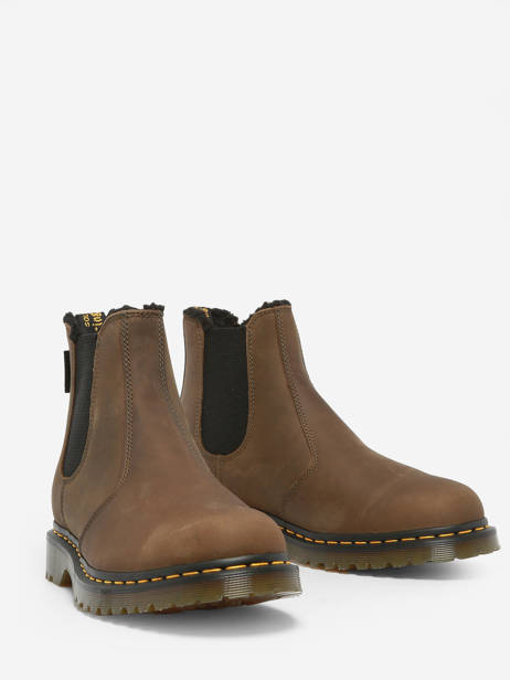 Boots 2676 Dms En Cuir Dr martens Marron men 31143538 vue secondaire 2