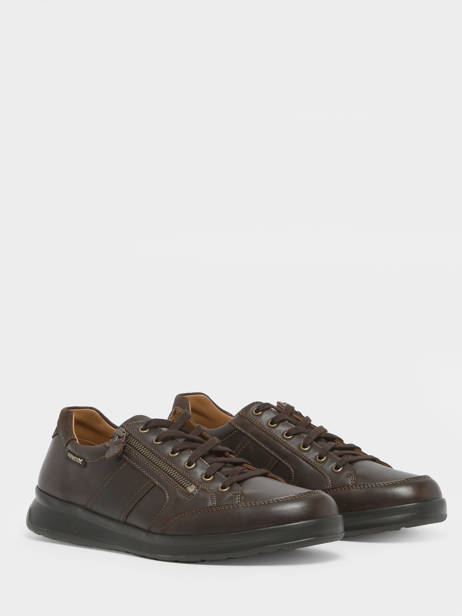 Chaussures Derbies Lisandro En Cuir Mephisto Marron men P5143425 vue secondaire 3