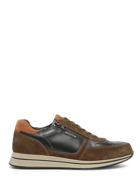 Sneakers Gilford En Cuir Mephisto Marron men P5143632