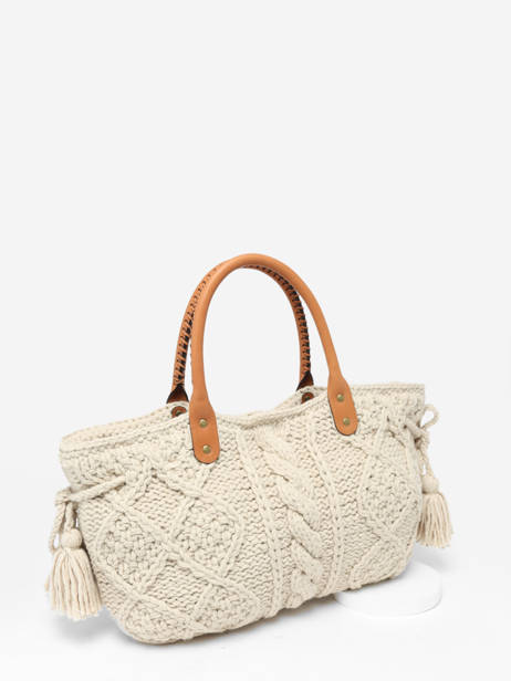 Sac 24h Laine Gerard darel Beige wool D406 vue secondaire 2