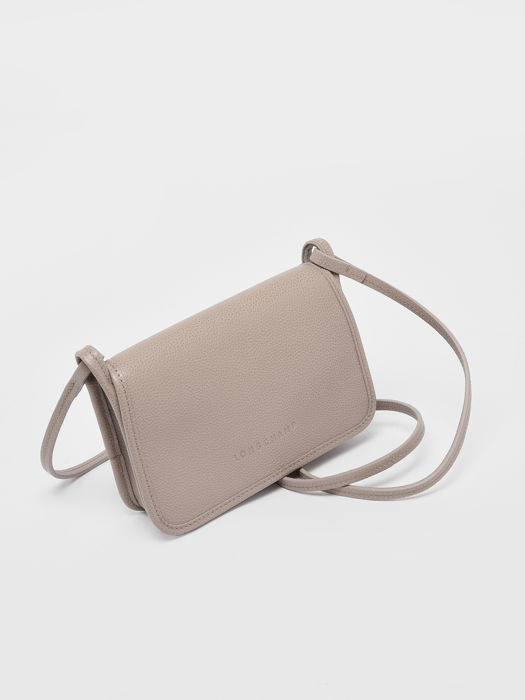 Longchamp Le foulonné Clutches Gray
