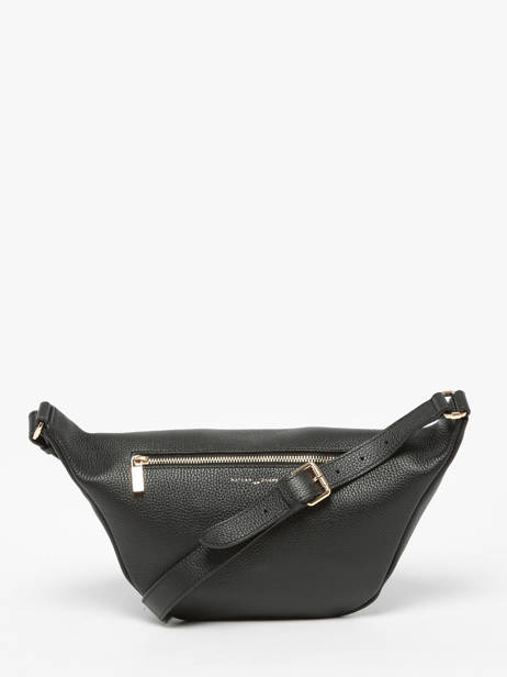 Sac Banane Large Derby Cuir Nathan baume Noir n city 24 vue secondaire 4