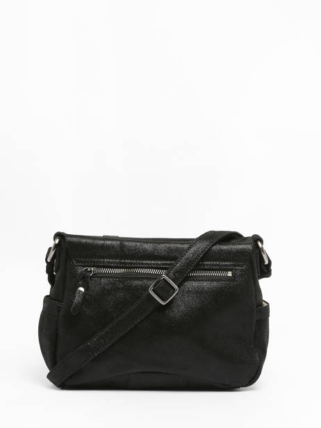 Leather Crossbody Bag Vintage Vintage Leather Mila louise Black vintage 3017X other view 4