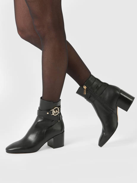 Bottines à Talon Rory En Cuir Michael kors Noir women F2ROME7L vue secondaire 2