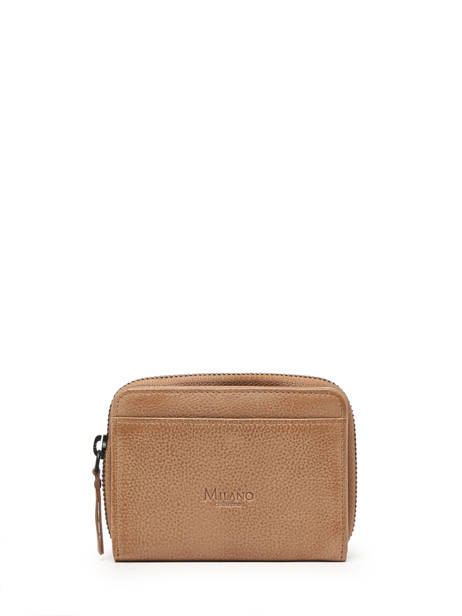 Porte-monnaie Porte-cartes Cuir Milano Beige four seasons SOPLW069