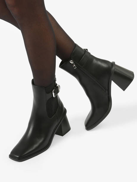 Bottines à Talon Clementine Vanessa wu Noir women BT2632NR vue secondaire 2