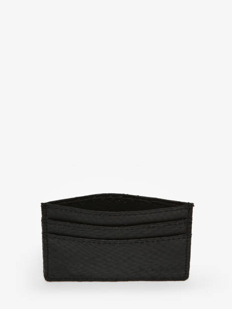 Salmon Leather Sous L'eau Cardholder Etrier Black sous l'eau ESOU011 other view 1