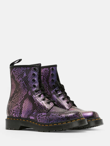 Bottines 1460 Viper En Cuir Dr martens Violet women 31027719 vue secondaire 2