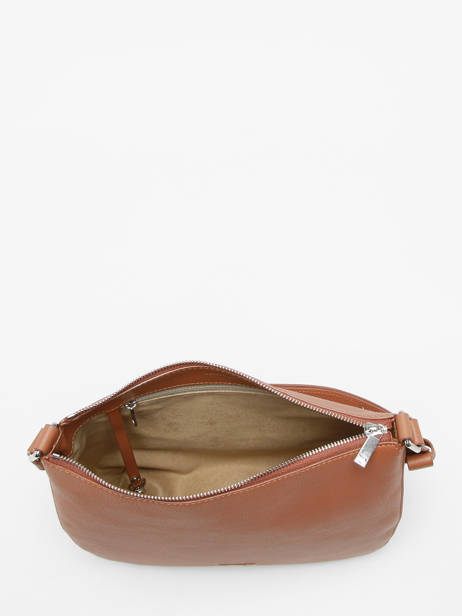 Sac Porté épaule Lou Cuir Nathan baume Marron egee 5 vue secondaire 3