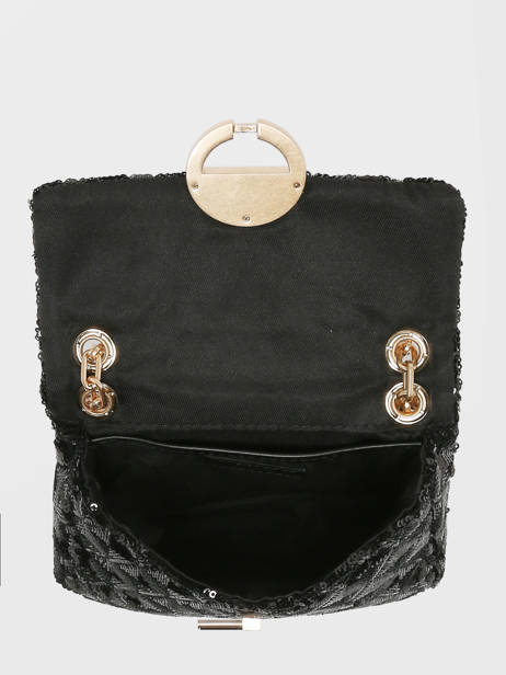 Sac Bandoulière Nano Moon à Séquins Vanessa bruno Noir moon 51V40326 vue secondaire 3