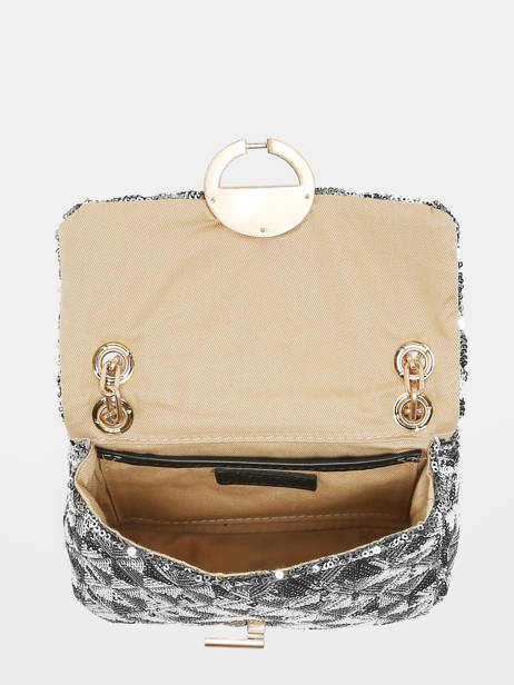 Sac Bandoulière Nano Moon à Séquins Vanessa bruno Argent moon 51V40326 vue secondaire 3