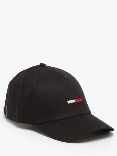 Casquette Tommy hilfiger Noir essential flag AU00843 vue secondaire 1