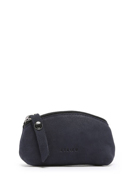 Porte-monnaie S Etincelle Nubuck Cuir Etrier Bleu etincelle nubuck EETN651