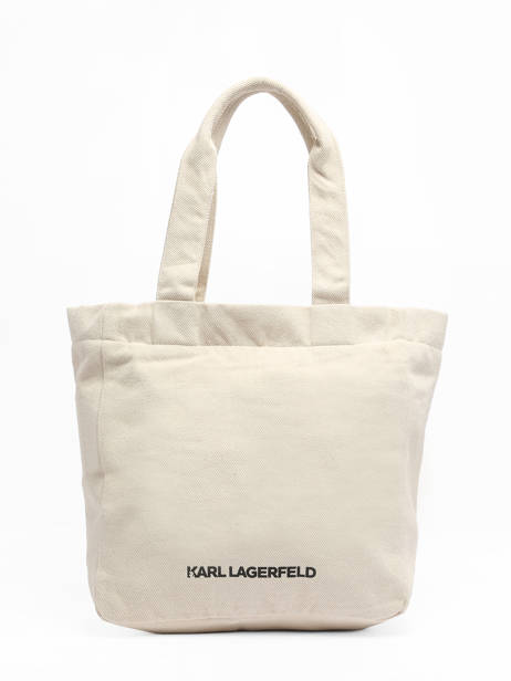 Sac Shopping K/signature Canvas Karl lagerfeld Blanc k signature 240W3884 vue secondaire 4