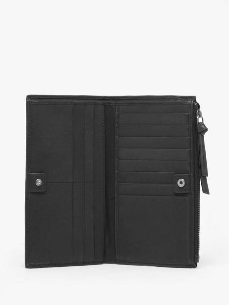 Portefeuille Cuir Biba Noir wallet VAW2L vue secondaire 1