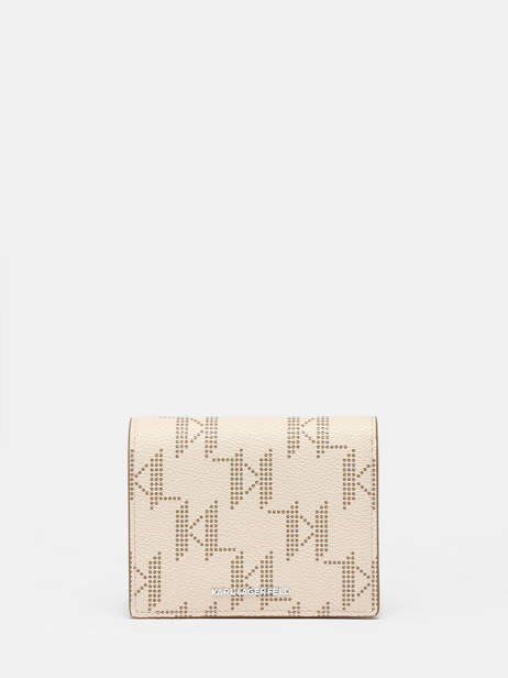 Portefeuille K/ikonik 2.0 Monogram Karl lagerfeld Beige k ikonic 2.0 240W3239 vue secondaire 2