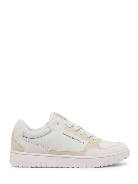 Sneakers En Cuir Tommy hilfiger Blanc men 5058PQT