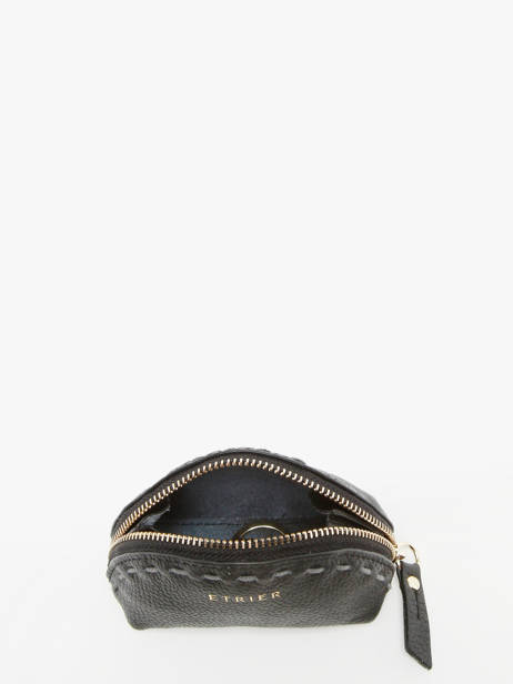 Porte-monnaie Tradition Cuir Etrier Noir tradition EHER92 vue secondaire 1