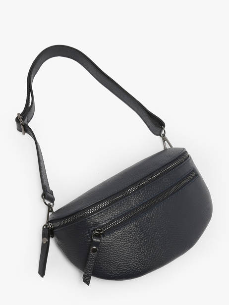 Leather Caviar Belt Bag Milano Blue caviar CA23111 other view 2