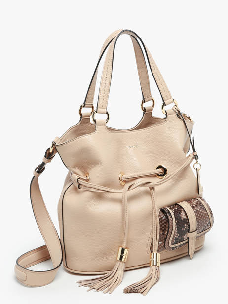 Sac Seau M Premier Flirt Python Cuir Lancel Beige premier flirt A10529 vue secondaire 3