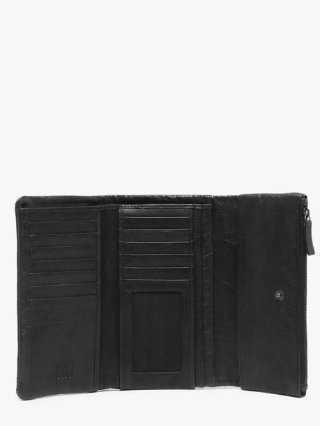 Portefeuille Cuir Biba Noir wallet TOT2L vue secondaire 1