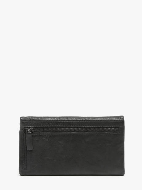 Portefeuille Cuir Biba Noir wallet TOT2L vue secondaire 2