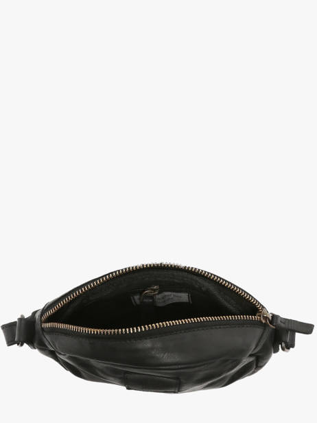 Sac Bandoulière Heritage Cuir Biba Noir heritage BT25 vue secondaire 3