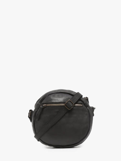 Sac Bandoulière Heritage Cuir Biba Noir heritage BT25 vue secondaire 4