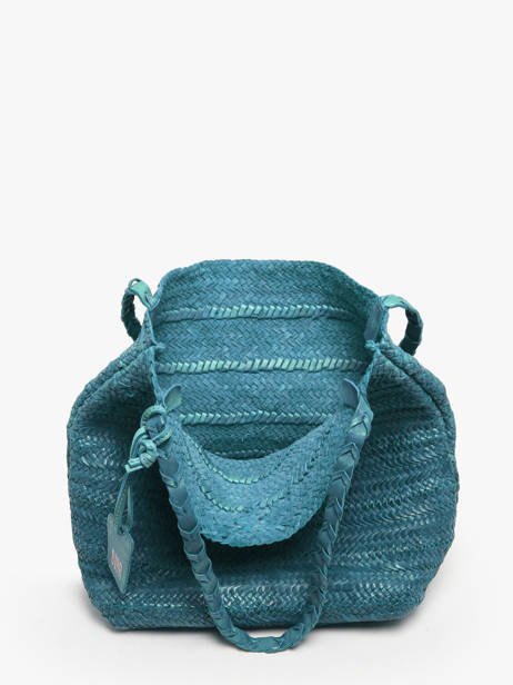 Sac Porté épaule Heritage Cuir Biba Bleu heritage RUB1L vue secondaire 3