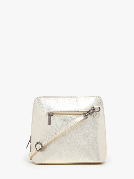 Sac Bandoulière Nine Cuir Milano Argent nine NI23117N vue secondaire 4