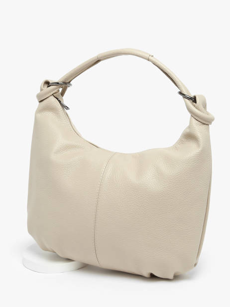 Sac Porté épaule Caviar Cuir Milano Blanc caviar CA23117 vue secondaire 2