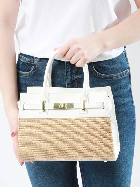 Sac Porté Main Capri Milano Blanc capri CP23114 vue secondaire 1
