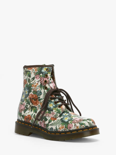 Boots 1460 En Cuir Dr martens Multicolore women 31689649 vue secondaire 1