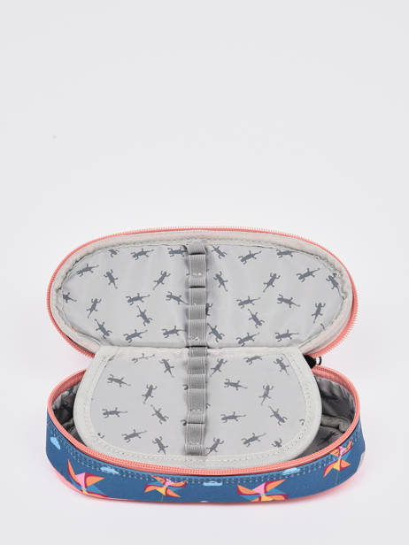 1 Compartment Pouch Cameleon Blue retro PBREPLUM other view 1