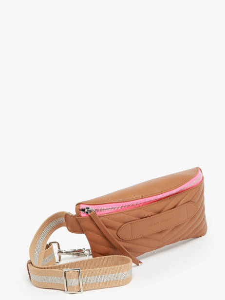 Quilted Leather Coachella Belt Bag Marie martens Brown coachella VLQ other view 2