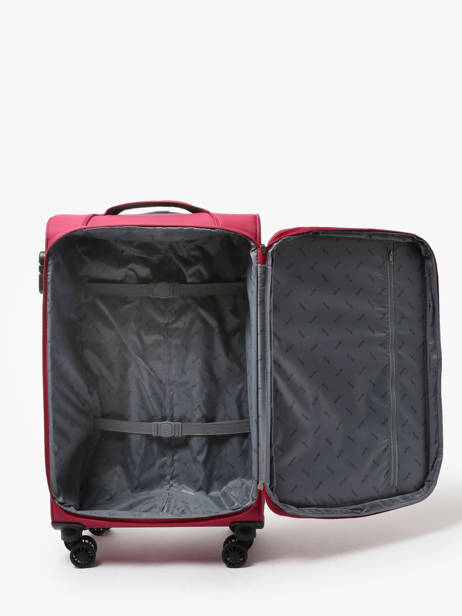Softside Luggage Sun Travel Red sun M other view 3