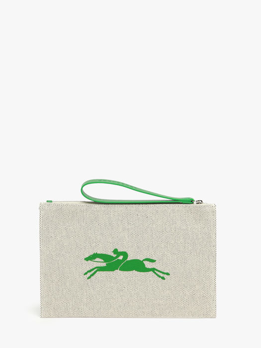 Longchamp Essential toile Pochettes Vert