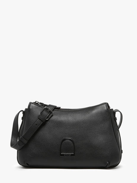 Sac Bandoulière Balade Cuir Etrier Noir balade EBAL13