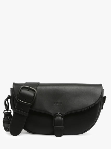 Sac Bandoulière Oxer Cuir Etrier Noir oxer EOXE065M