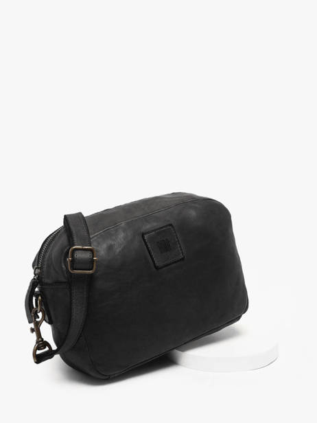 Sac Bandoulière Heritage Cuir Biba Noir heritage BT24 vue secondaire 2