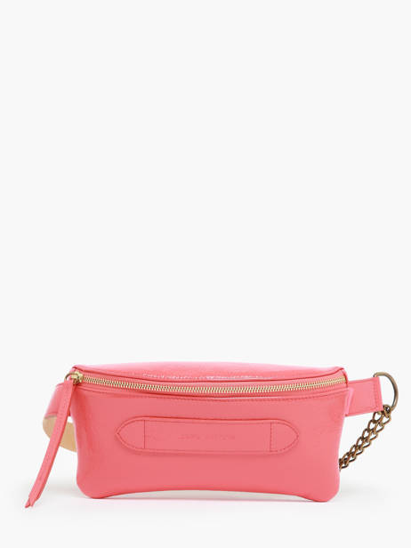 Sac Ceinture Coachella Cuir Vernis Froissé Marie martens Rose coachella VRF