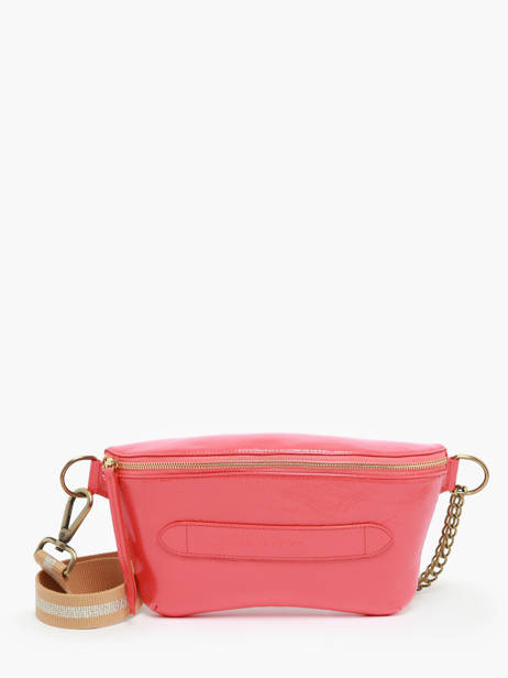 Sac Ceinture Neufmille Cuir Vernis Froissé Marie martens Rose neufmille VRF