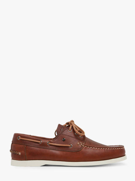 Chaussures Bateau En Cuir Redskins Marron men ORLAND